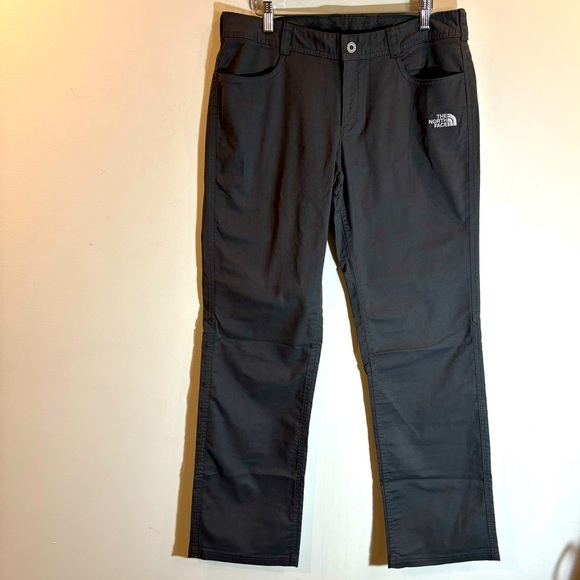 THE NORTH FACE Sz 10 Hiking Athleisure Walking Pockets Straight Leg Pants - Picture 1 of 13